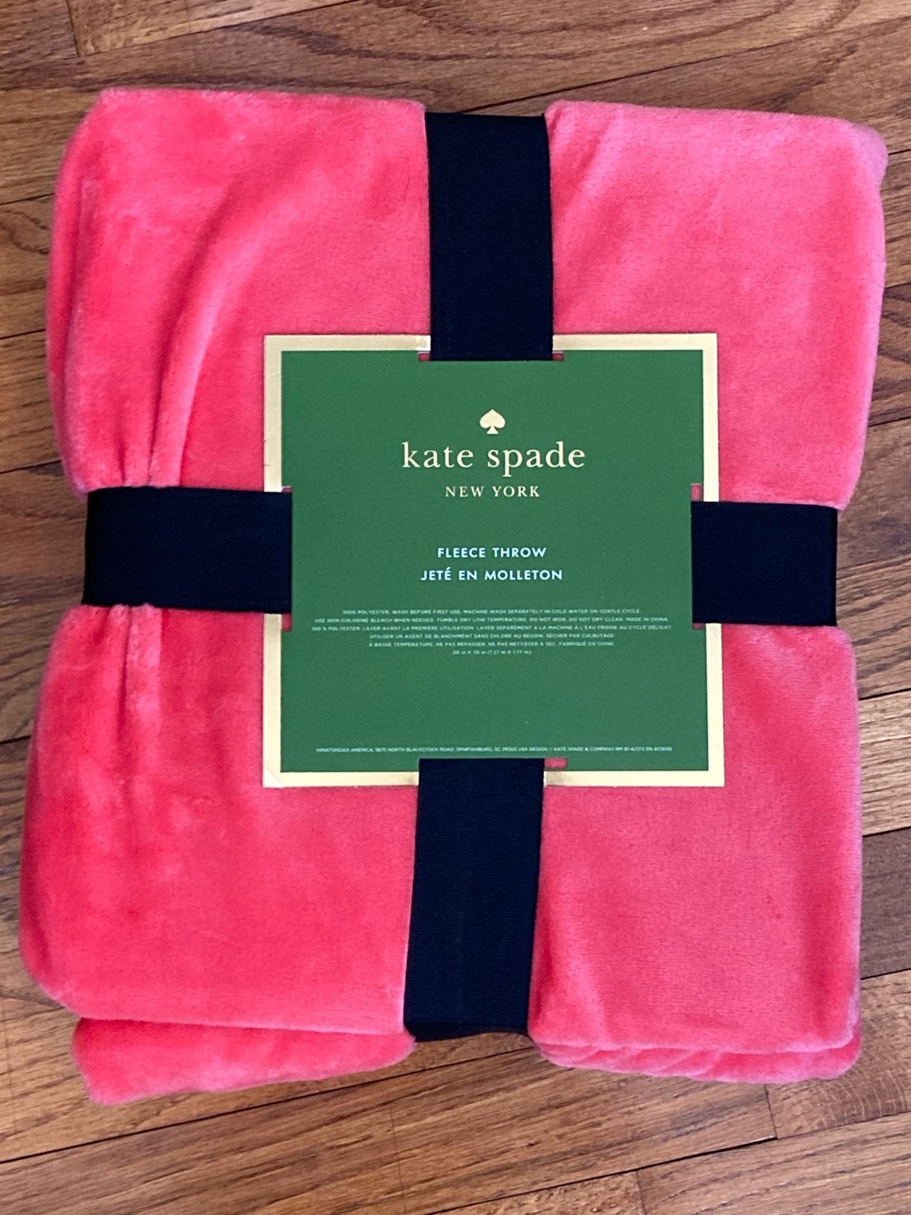 Kate Spade Fleece Throw Blanket
